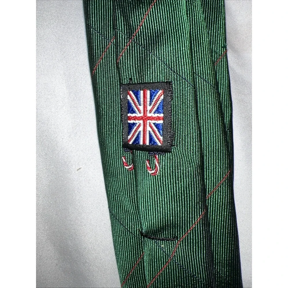 Robert Talbott Hand Sewn Finest Silk Tie Hand Printed in England Made USA